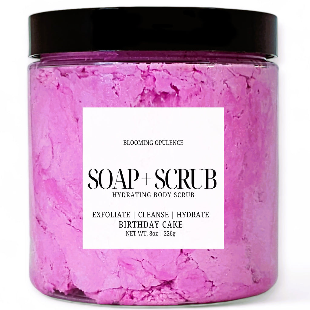 BIRTHDAY CAKE BODY SCRUB | VANILLA BODY SCRUB | 8 OUNCES