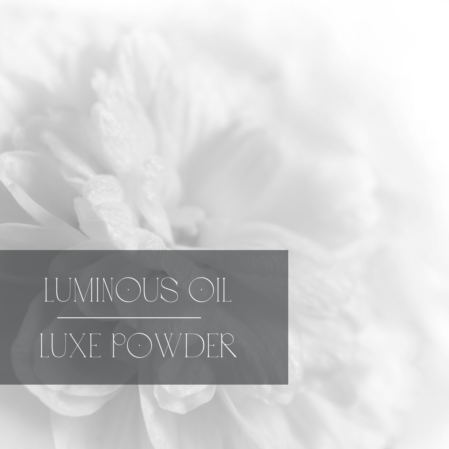 LUXE POWDER LUMINOUS OIL HYDRATING BODY SERUM | PLANT-BASED | BOTANICALS: ARGAN OIL, JOJOBA OIL, ALMOND OIL, RICE BRAN OIL, AVOCADO OIL, OLIVE OIL, SWEET ALMOND OIL