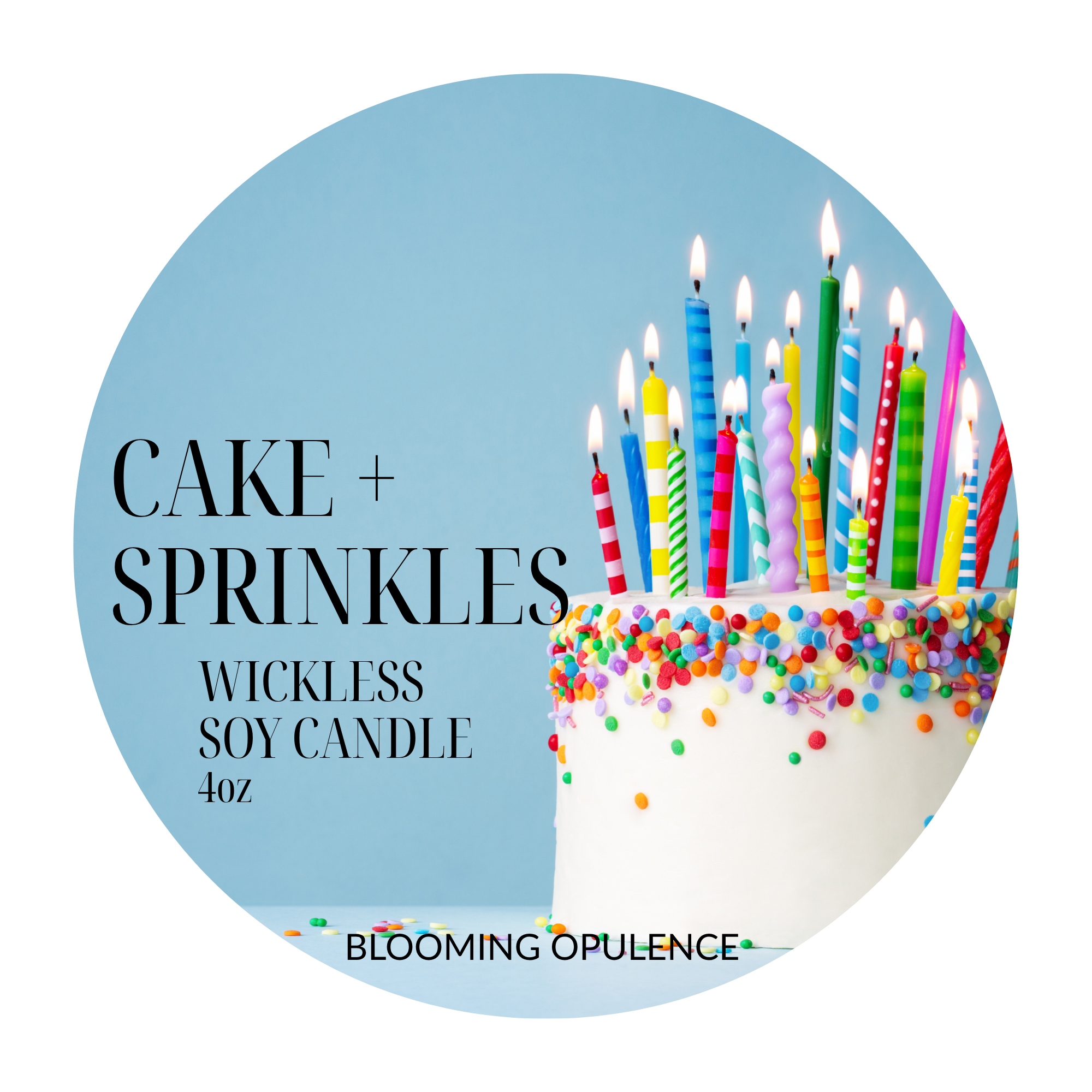 CAKE + SPRINKLES | NO FLAME HOME SCENT
