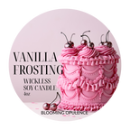 VANILLA FROSTING | SOY WICKLESS CANDLE