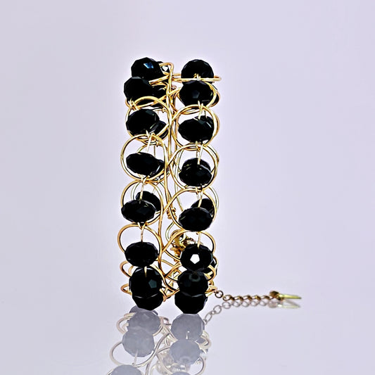 ONYX CRYSTAL BRACELET