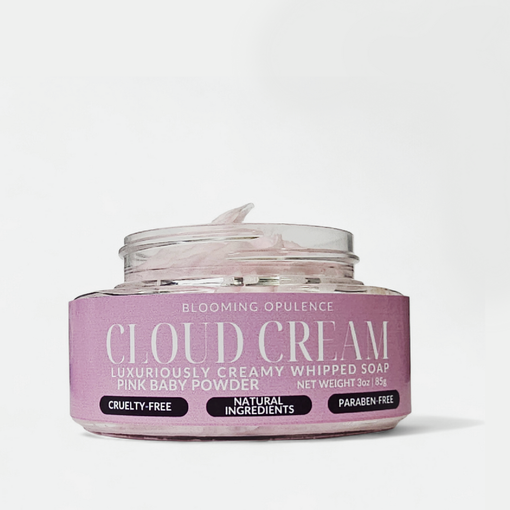 CLOUD CREAM | PINK BABY POWDER | WITH MOISTURIZING SHEA AND OLIVE OIL