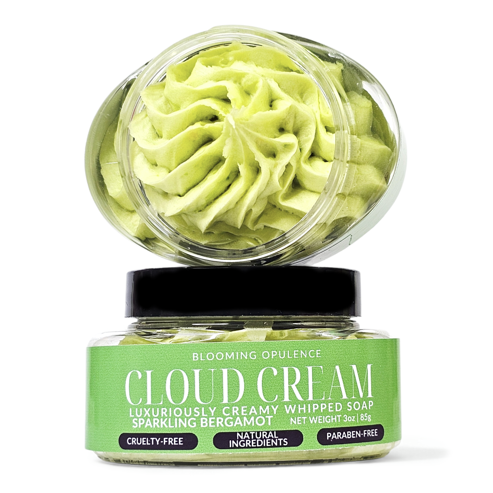 CLOUD CREAM | SPARKLING BERGAMOT | WITH MOISTURIZING SHEA & OLIVE OIL