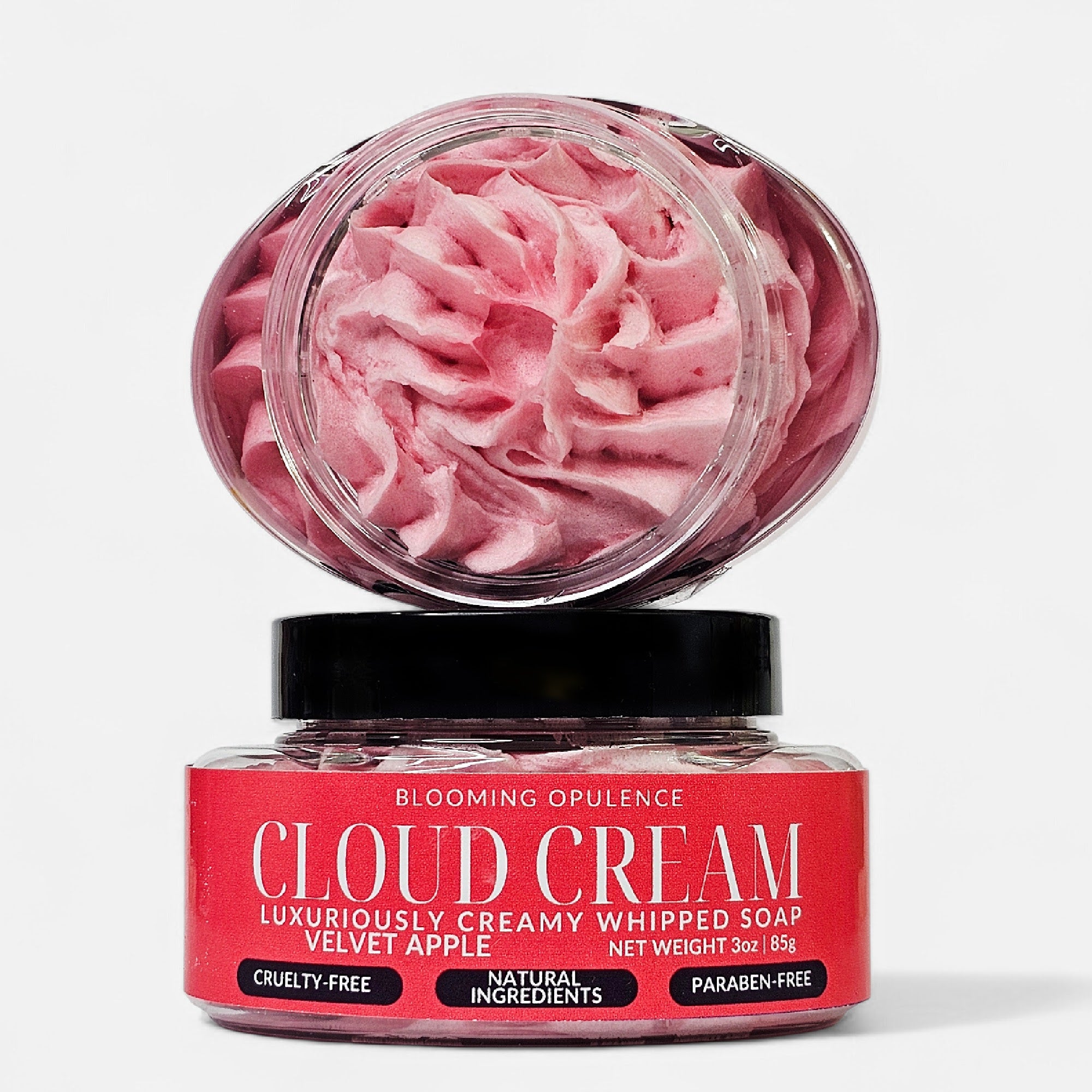 CLOUD CREAM | VELVET APPLE | CREAMY WHIPPED SOAP WITH MOISTURIZING SHEA & OLIVE OIL
