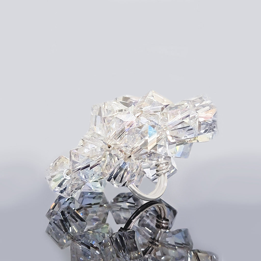 LARGE CRYSTAL RING
