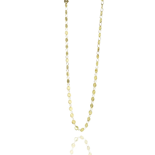 SEQUIN CHAIN NECKLACE GOLD