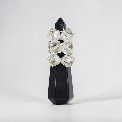 CHUNKY CRYSTAL RINGS