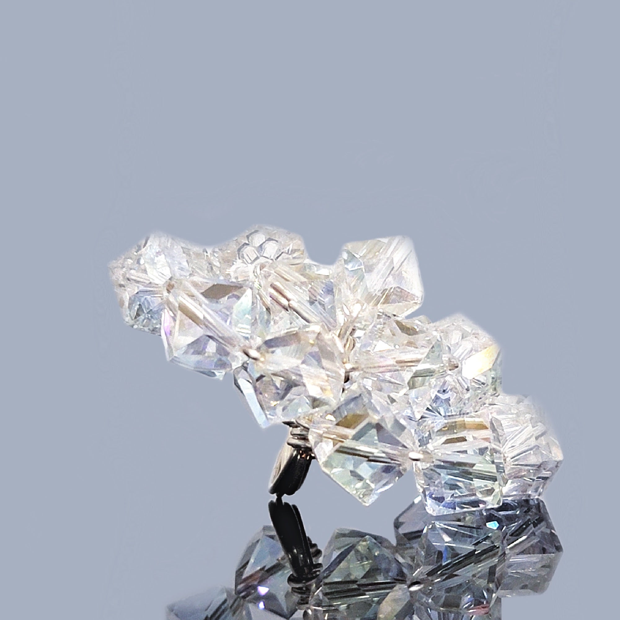 LARGE CRYSTAL RING