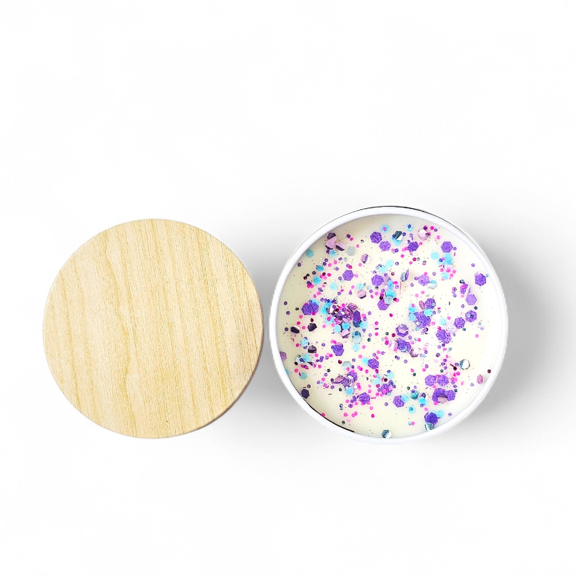 LAVENDER GELATO | LAVENDER WICKLESS CANDLE | NATURAL SOY CANDLE