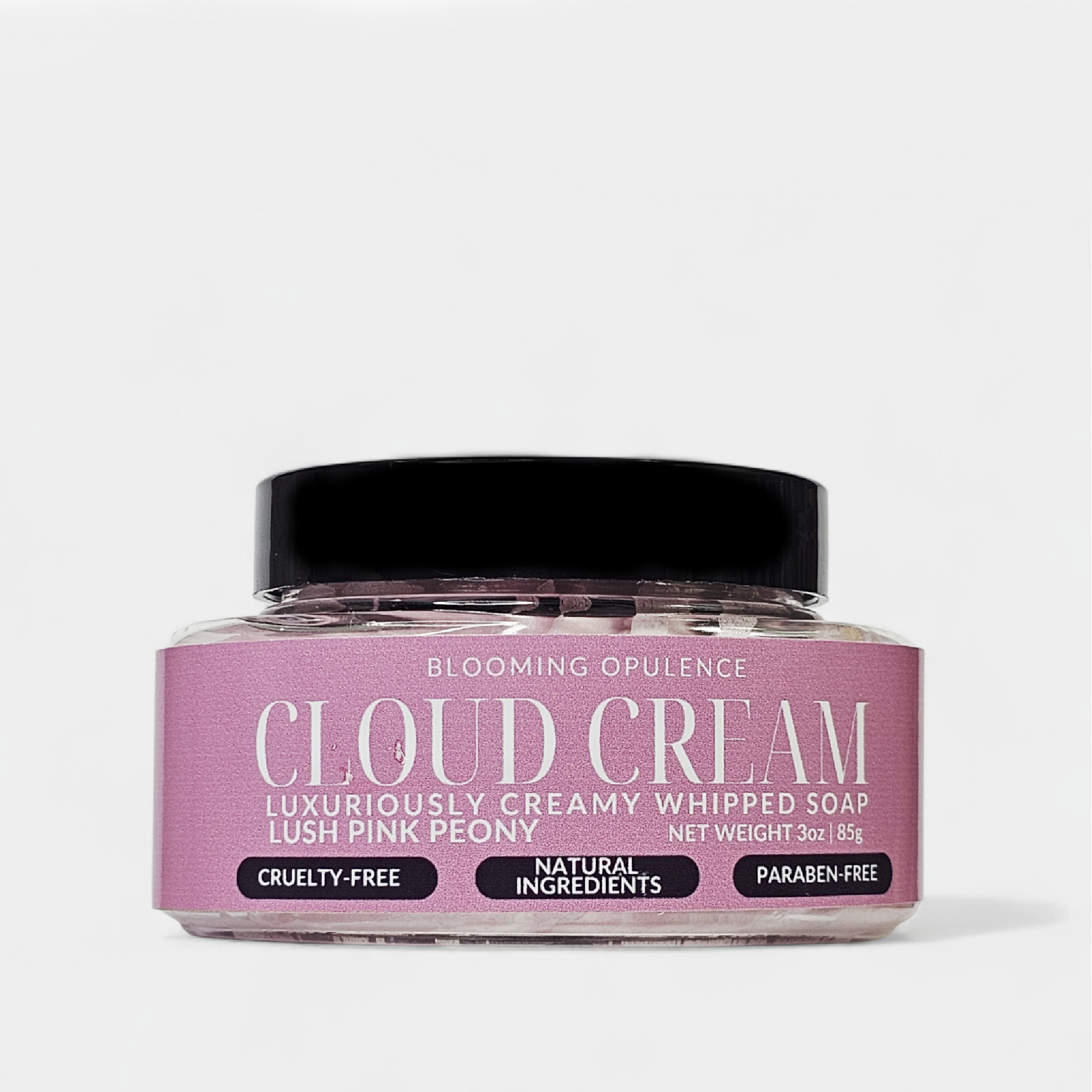 CLOUD CREAM | LUSH PINK PEONY | CREAMY WHIPPED SOAP WITH SHEA AND OLIVE OIL