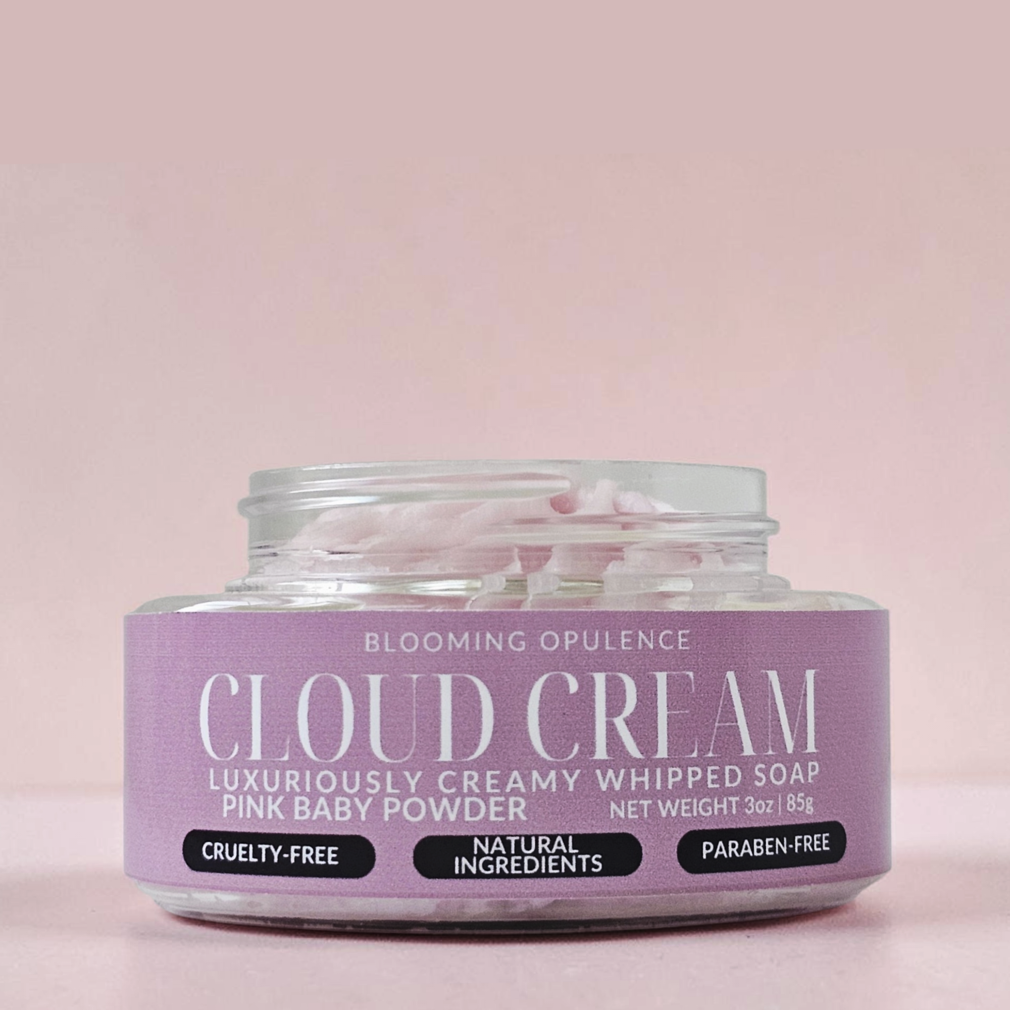 CLOUD CREAM | PINK BABY POWDER | WITH MOISTURIZING SHEA AND OLIVE OIL