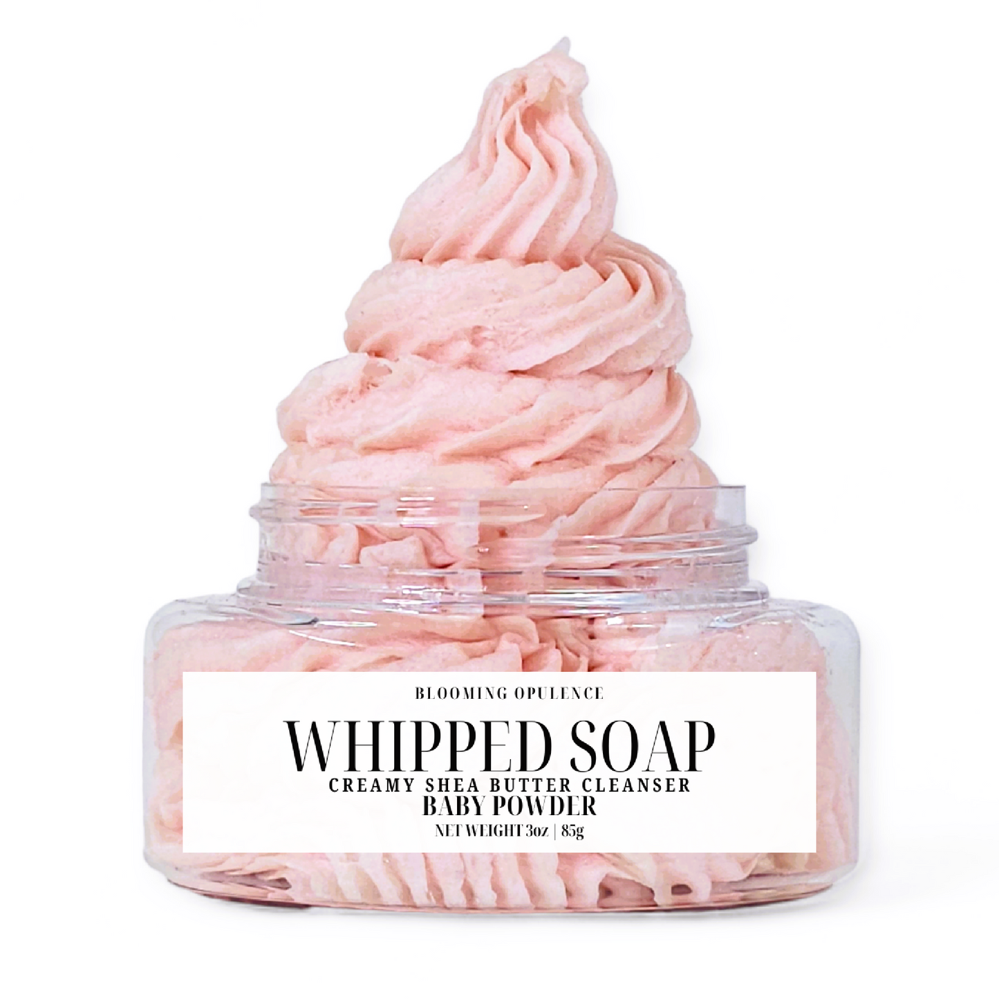 WHIPPED SOAP | PLANT BASED | BABY POWDER SCENTED SOAP