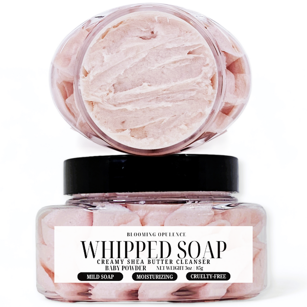 WHIPPED SOAP | PLANT BASED | BABY POWDER SCENTED SOAP