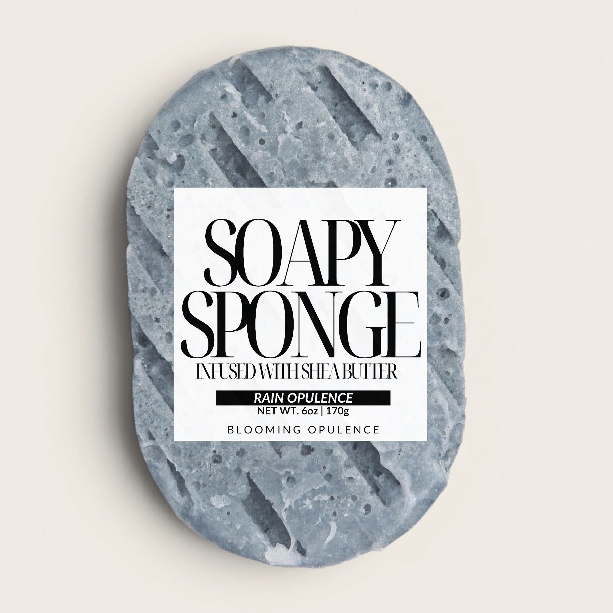 RAIN OPULENCE | EXFOLIATING SOAPY SPONGE WITH SHEA BUTTER