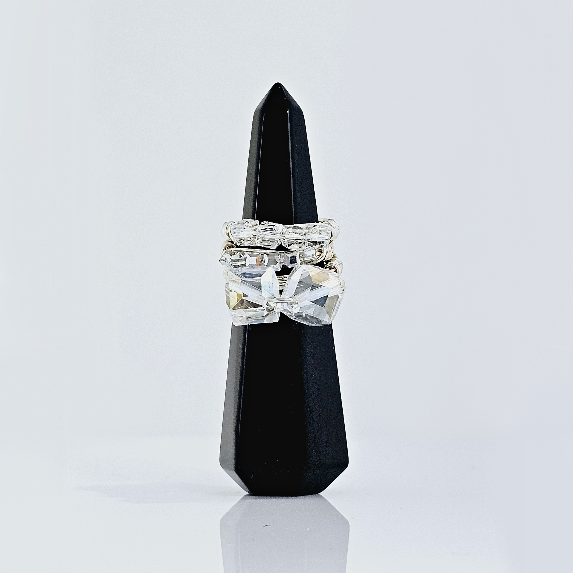 SILVER STACK RINGS