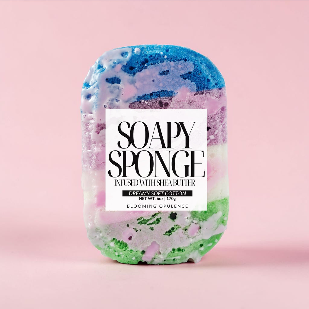 DREAMY SOFT COTTON | SOAPY SPONGE INFUSED WITH SHEA BUTTER