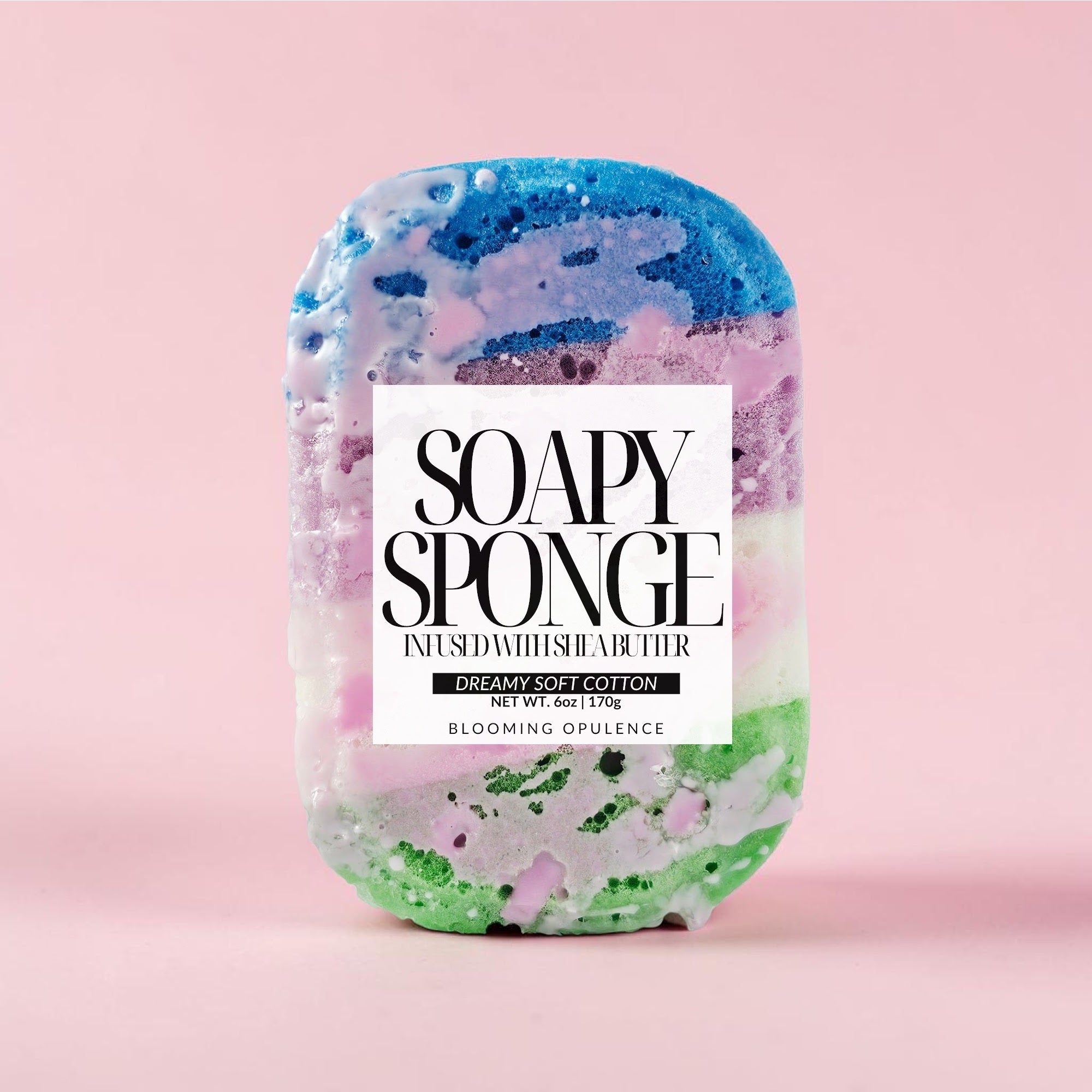 DREAMY SOFT COTTON | SOAPY SPONGE INFUSED WITH SHEA BUTTER