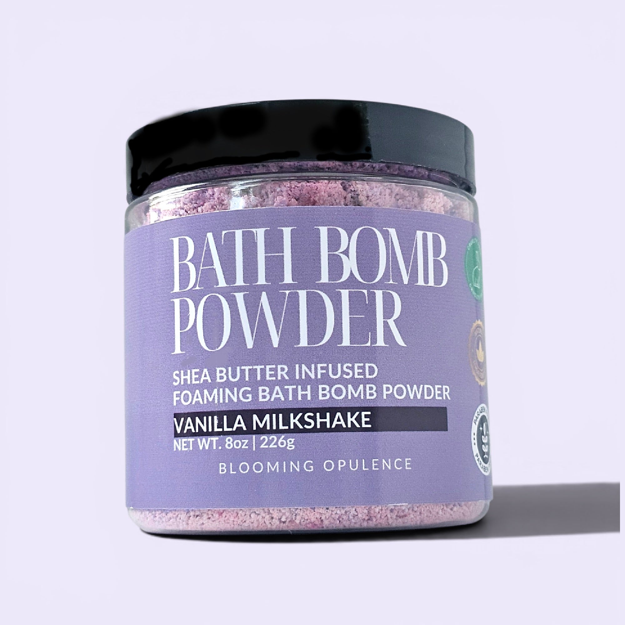 VANILLA MILKSHAKE | BATH BOMB POWDER | SHEA BUTTER INFUSED