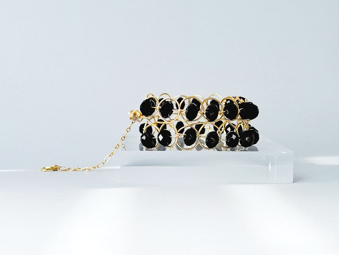 ONYX CRYSTAL BRACELET